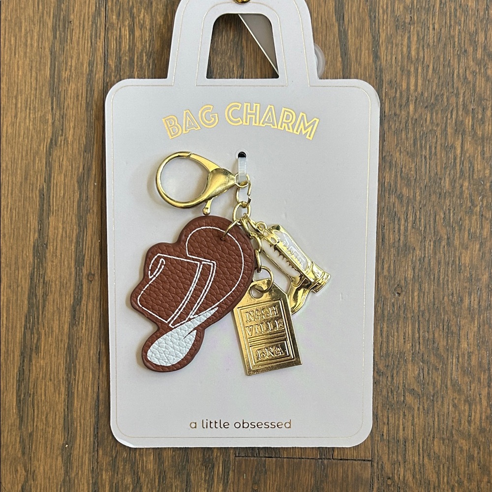 Cowboy Nashville Bag Charm/Keychain